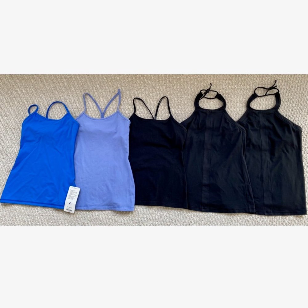 Lululemon Power Y and Halter Neck Tie Sleeveless Tank Bundle (Size 6)